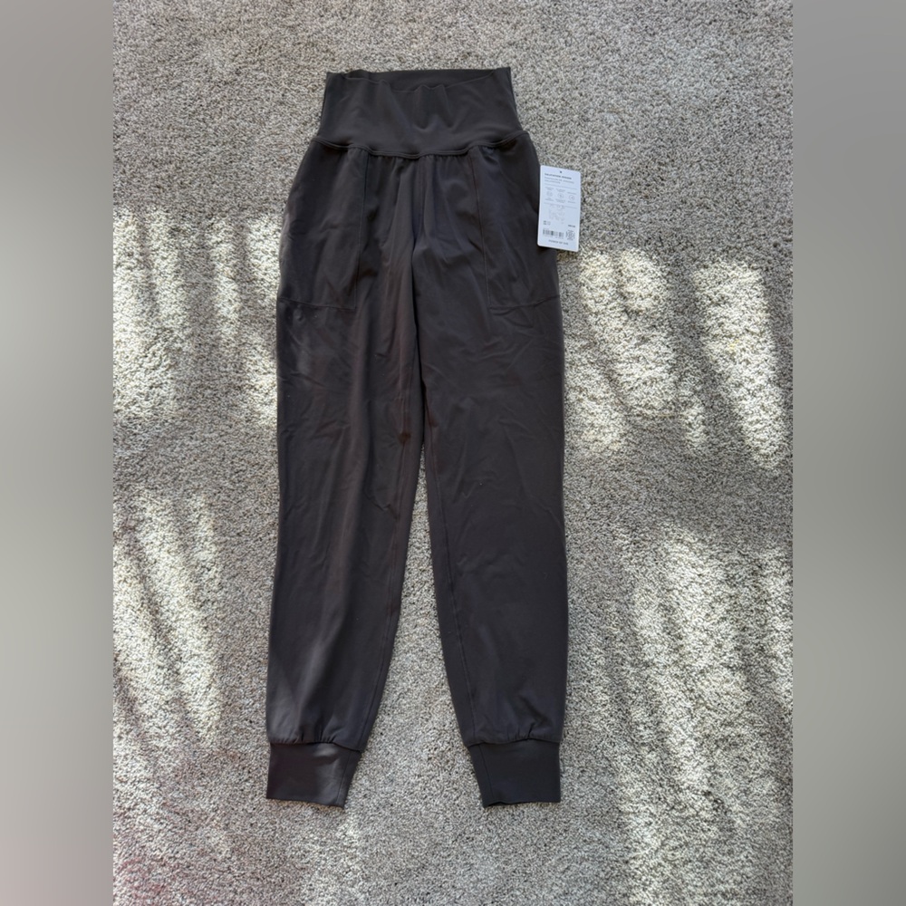Athleta Salutation Jogger XXS Tall Petite Brown NWT High Rise Powervita